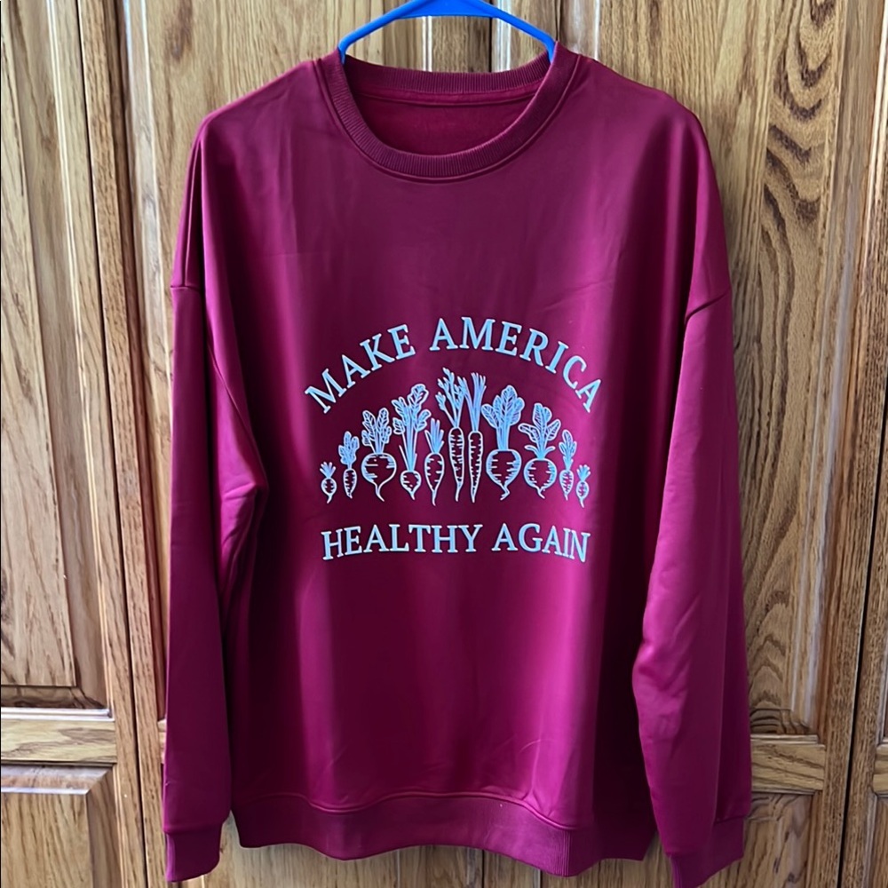 Red Graphic Sweatshirt